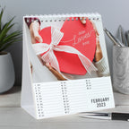 Personalised Couples Desk Calendar | Stationery & Pens