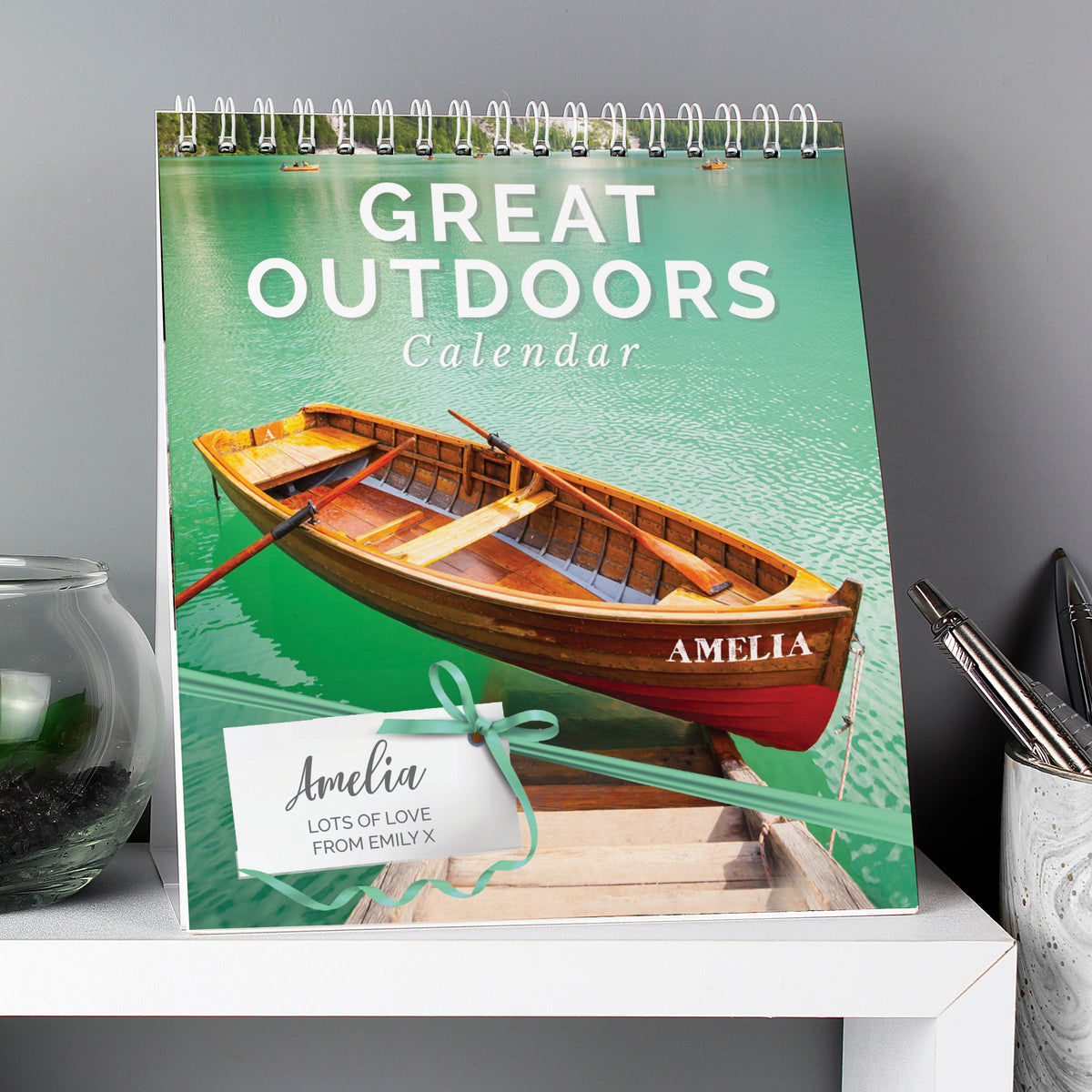 Personalised Outdoors Desk Calendar | Mother's Day Gift