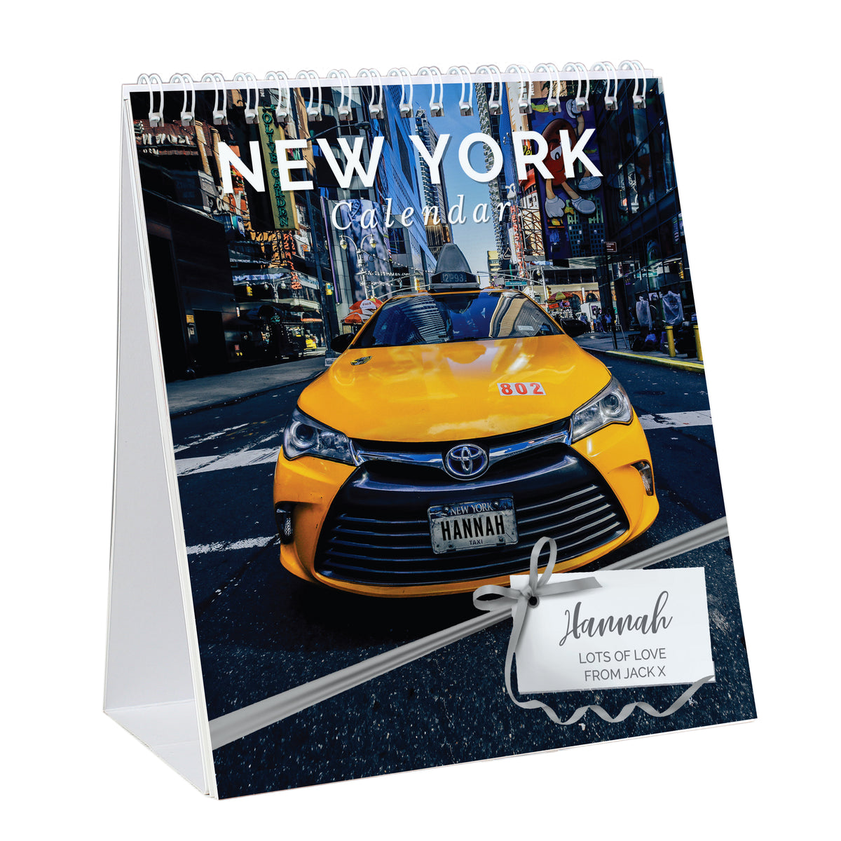 Personalised New York Desk Calendar | Stationery & Pens | Inspired Creative Gifts