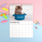 Personalised A4 Cats & Kittens Calendar | Christmas Gift