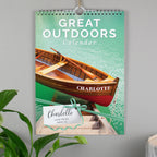 Personalised A4 Great Outdoors Calendar | Stationery & Pens | Inspired Creative Gifts