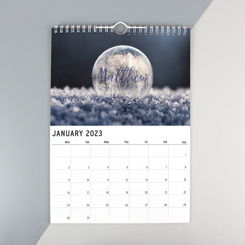 Personalised A4 Great Outdoors Calendar | Stationery & Pens | Inspired Creative Gifts
