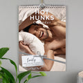 Personalised A4 Hot Hunks Calendar | Gift for Her