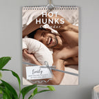 Personalised A4 Hot Hunks Calendar | Gift for Her