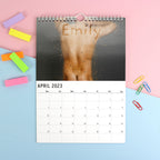Personalised A4 Hot Hunks Calendar | Gift for Her