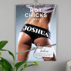 Personalised A4 Hot Chicks Calendar for Christmas