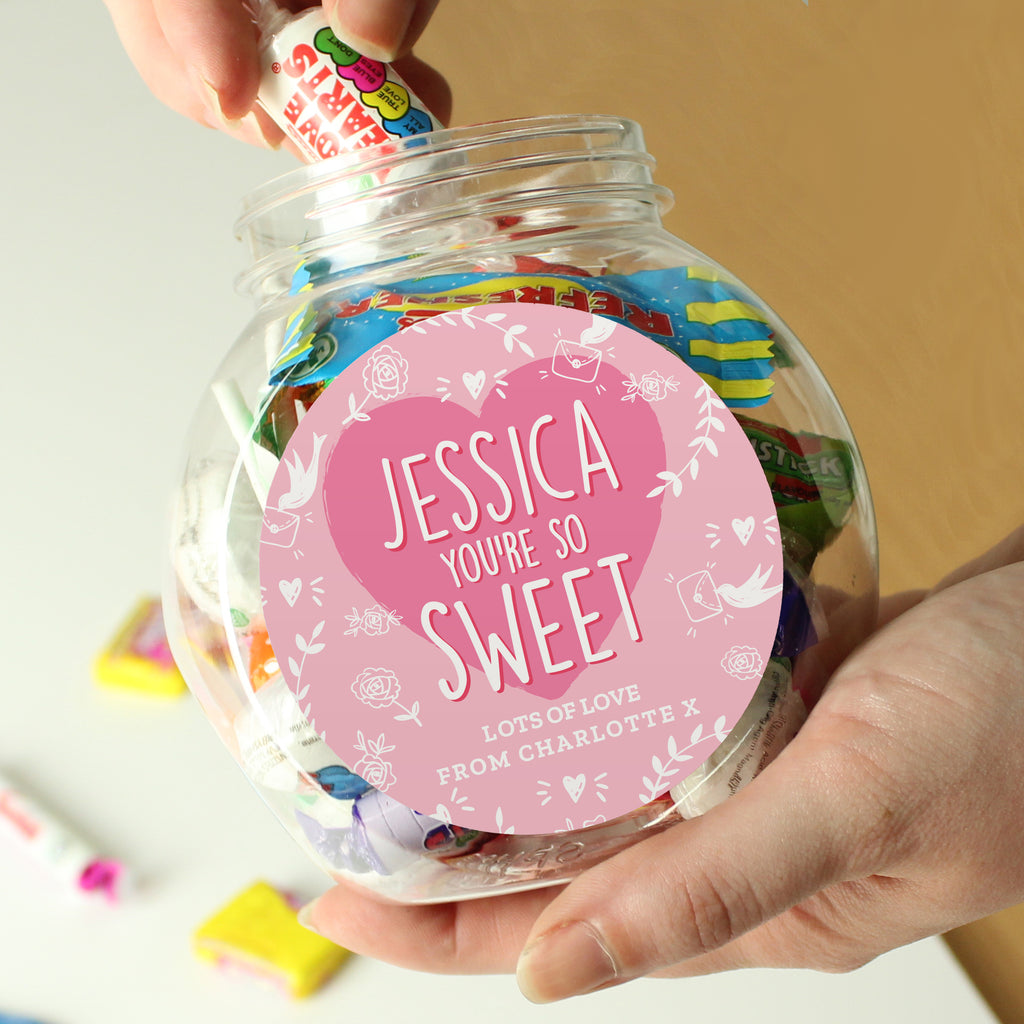 Personalised Youre So Sweet Sweet Jar | Confectionery | Wedding Gift