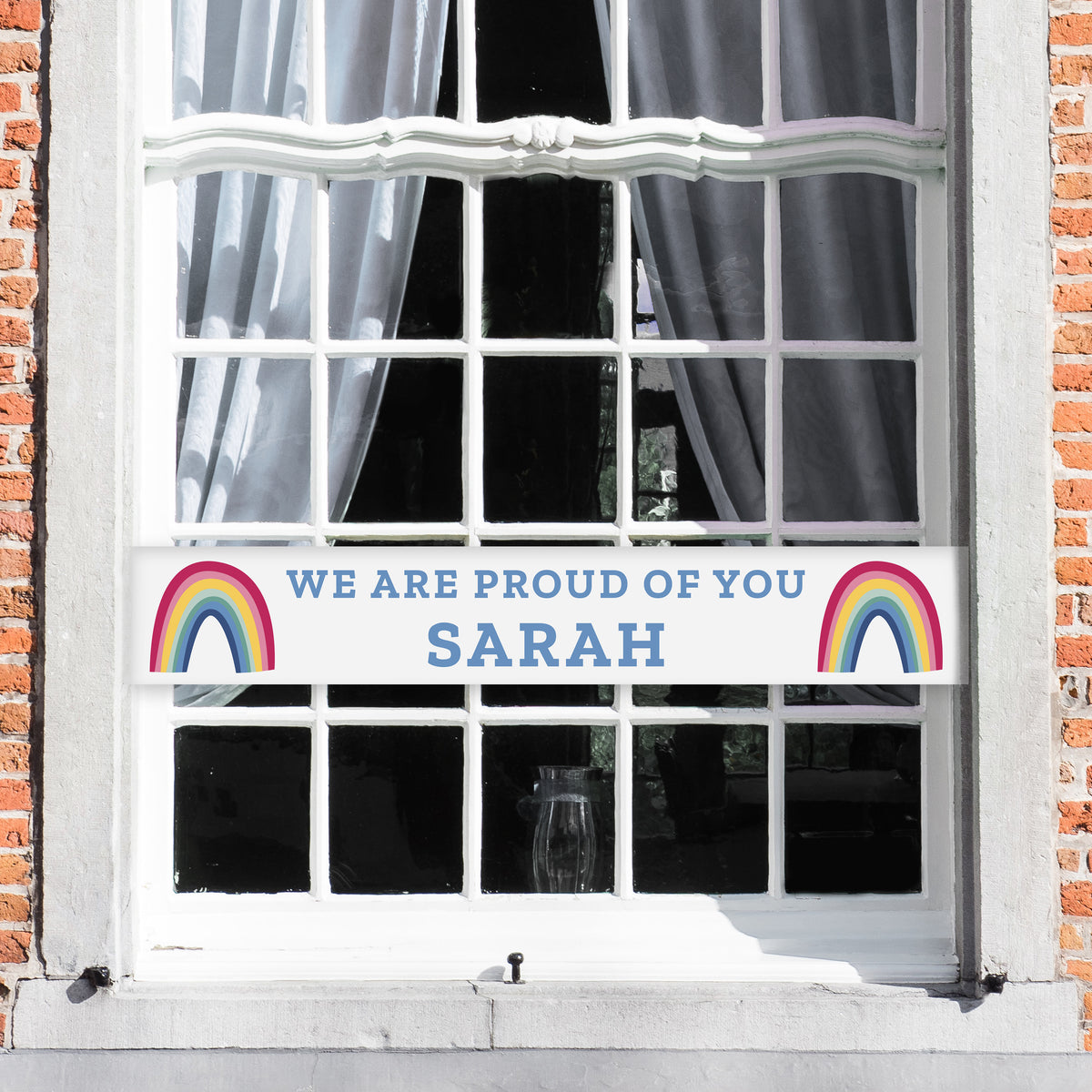 Personalised Rainbow Banner for Birthday