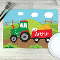 Personalised Tractor Placemat | Mealtime Essentials | Christmas Gift