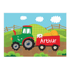 Personalised Tractor Placemat | Mealtime Essentials | Christmas Gift