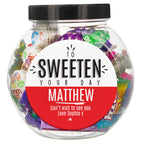 Personalised To Sweeten Your Day Sweet Jar | Confectionery