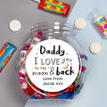 Personalised To the Moon and Back Sweet Jar | Gift for Her