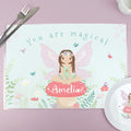 Personalised Toadstool Fairy Placemat for Christmas