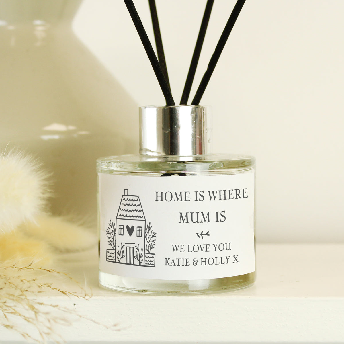 Personalised HOME Reed Diffuser | Candles & Reed Diffusers