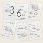Personalised Cloud Baby Milestone Cards for Mother's Day
