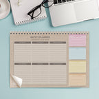 Personalised Study A4 Desk Planner | Stationery & Pens