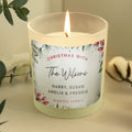 Personalised Christmas With... Scented Jar Candle | Candles & Reed Diffusers