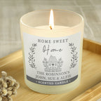 Personalised HOME Scented Jar Candle | Gift for Her