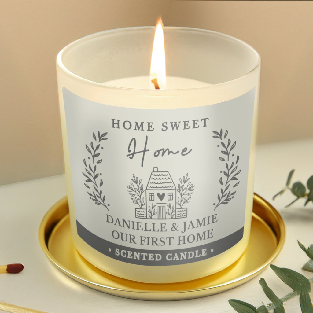 Personalised HOME Scented Jar Candle | Gift for Her