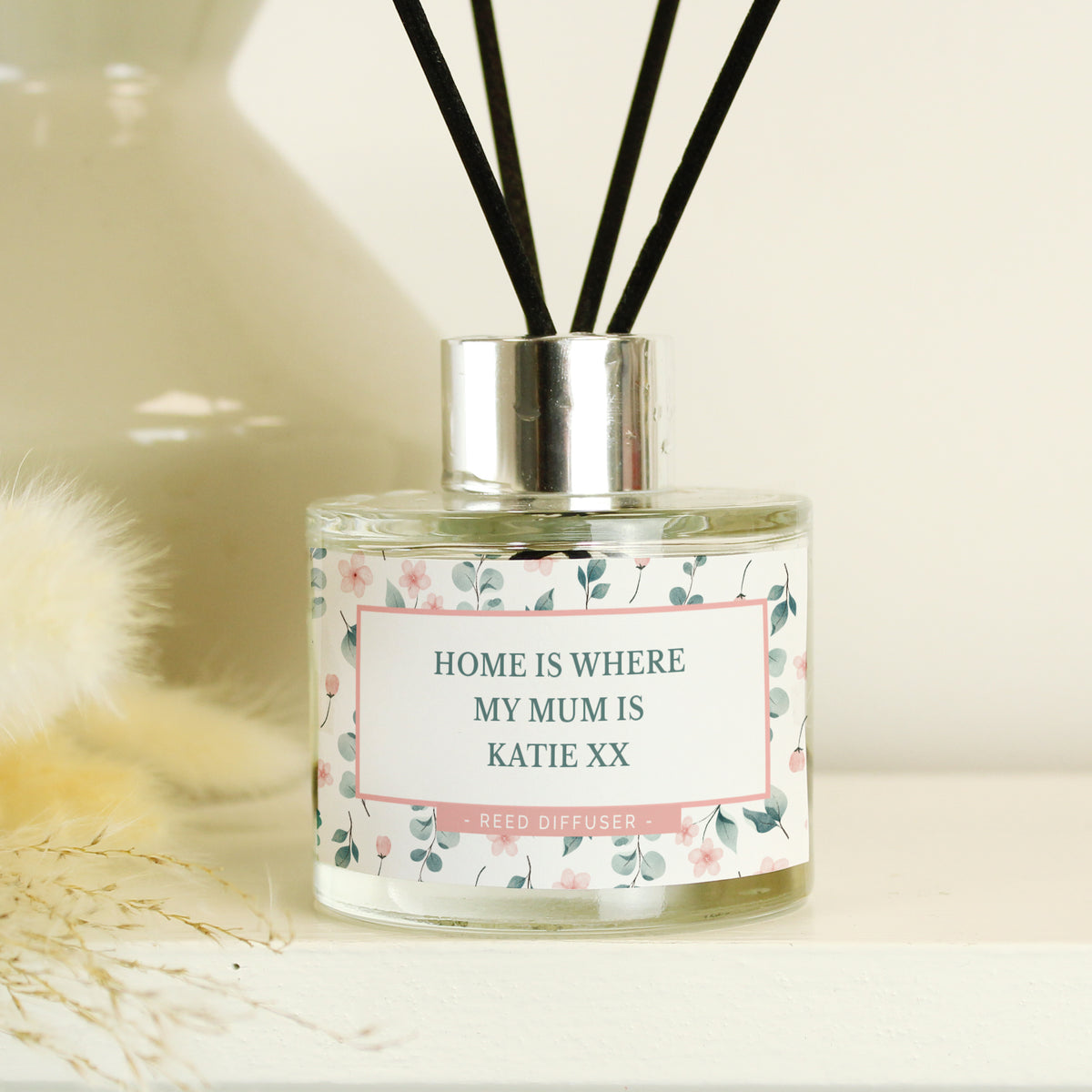 Personalised Floral Reed Diffuser for Wedding