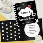 Personalised High Contrast Black and White Baby Book | Books | Inspired Creative Gifts