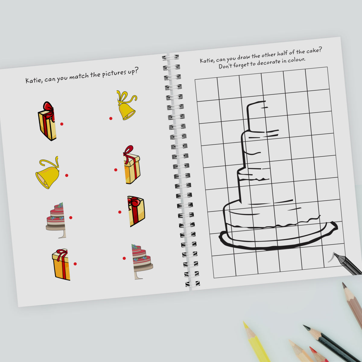 Personalised A5 Wedding Activity & Colouring Book | Books | Wedding Gift