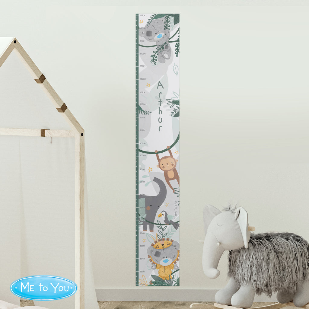 Personalised Tiny Tatty Teddy Wild One Height Chart | Keepsakes
