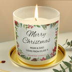 Personalised Christmas Scented Jar Candle | Candles & Reed Diffusers | Christmas Gift