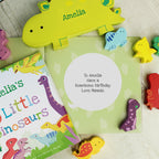 Personalised Dinosaur Book & Stacking Toy | Books