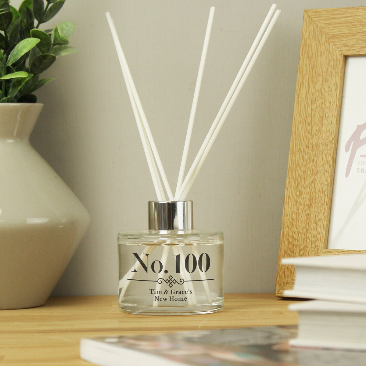 Personalised Elegant Diamond Reed Diffuser | Candles & Reed Diffusers | Inspired Creative Gifts
