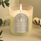 Personalised Christmas Candle Jar for Christmas