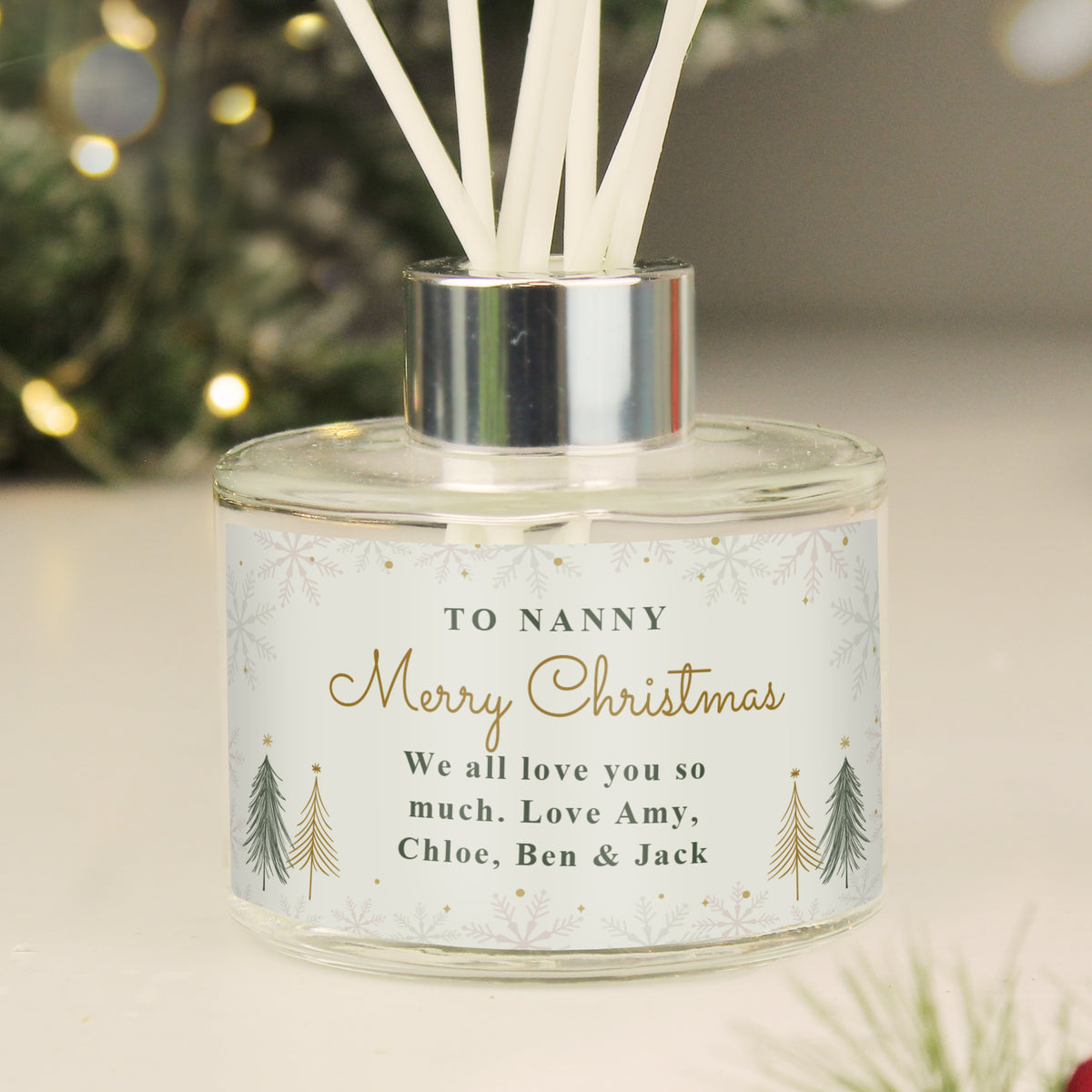 Personalised Christmas Tree Diffuser for Christmas