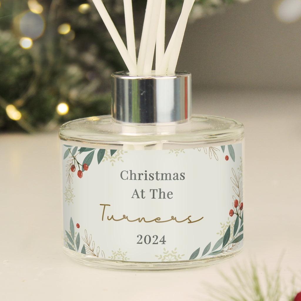 Personalised Christmas Foliage Diffuser | Christmas Gift