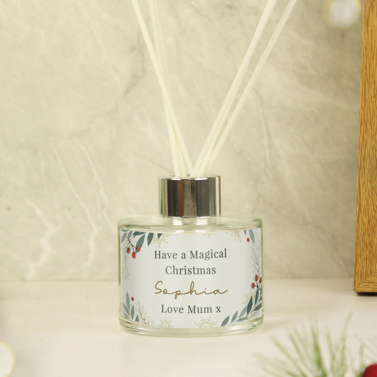 Personalised Christmas Foliage Diffuser | Christmas Gift
