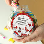 Personalised Gonk Christmas Sweet Jar | Confectionery