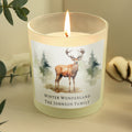 Personalised Watercolour Stag Candle Jar | Candles & Reed Diffusers | Christmas Gift