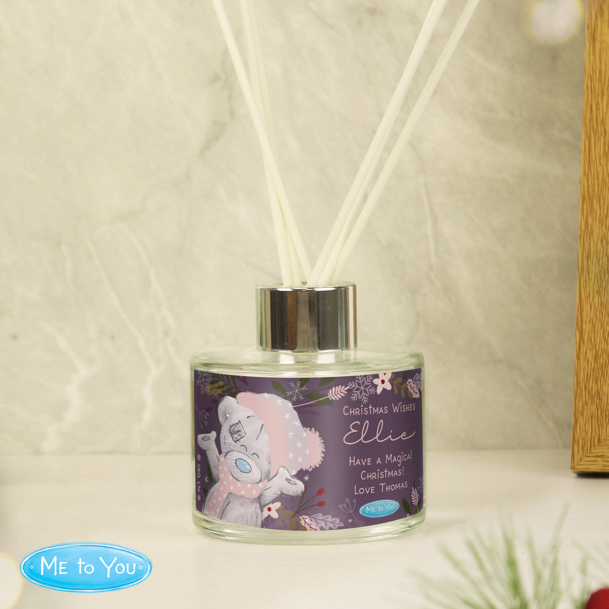 Personalised Me to You Cosy Winter Diffuser | Candles & Reed Diffusers | Christmas Gift