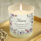 Personalised Wild Flowers Candle Jar | Candles & Reed Diffusers | Inspired Creative Gifts