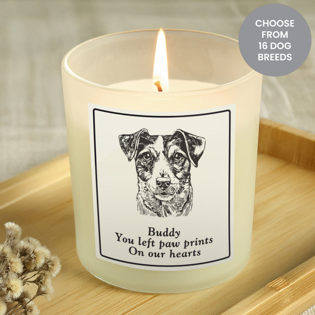 Personalised Dog Breed Candle Jar | Pet Gifts | Inspired Creative Gifts