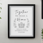 Personalised Home Black Poster Frame | Poster Frames