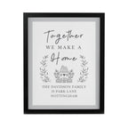 Personalised Home Black Poster Frame | Poster Frames