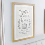 Personalised Home Oak Poster Frame | Framed Prints | Inspired Creative Gifts