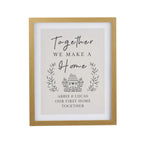 Personalised Home Oak Poster Frame | Framed Prints | Inspired Creative Gifts