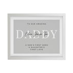 Personalised Free Text White Poster Frame | Poster Frames | Inspired Creative Gifts