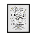 Personalised We go Together Black Poster Frame | Poster Frames | Inspired Creative Gifts