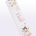Personalised Fairy Princess Height Chart | Keepsakes | Christmas Gift
