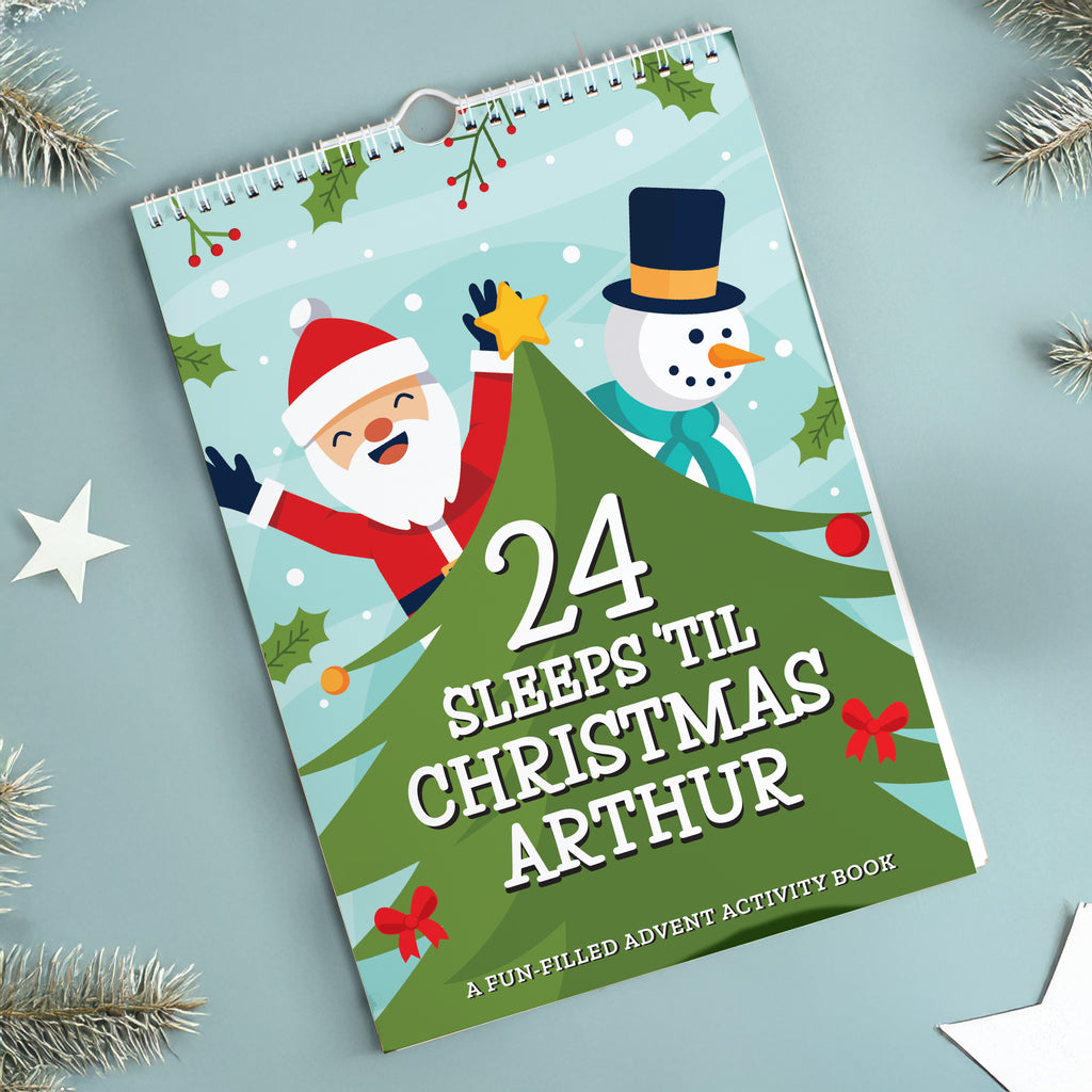 Personalised 24 Sleeps Christmas Activity Advent Calendar | Books | Inspired Creative Gifts