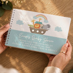 Personalised Noahs Ark Guest Book for New Baby