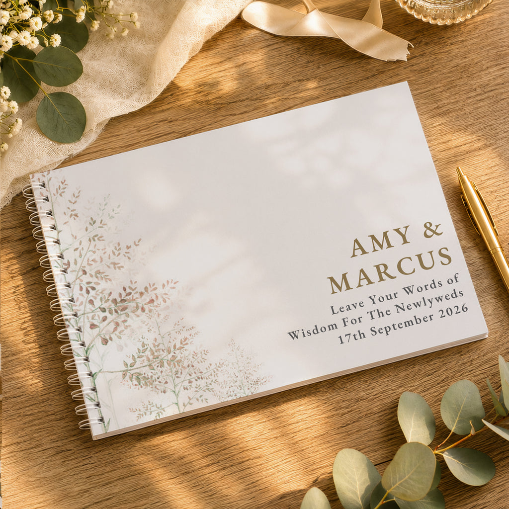 Personalised Pastel Tree Guest Book | Stationery & Pens