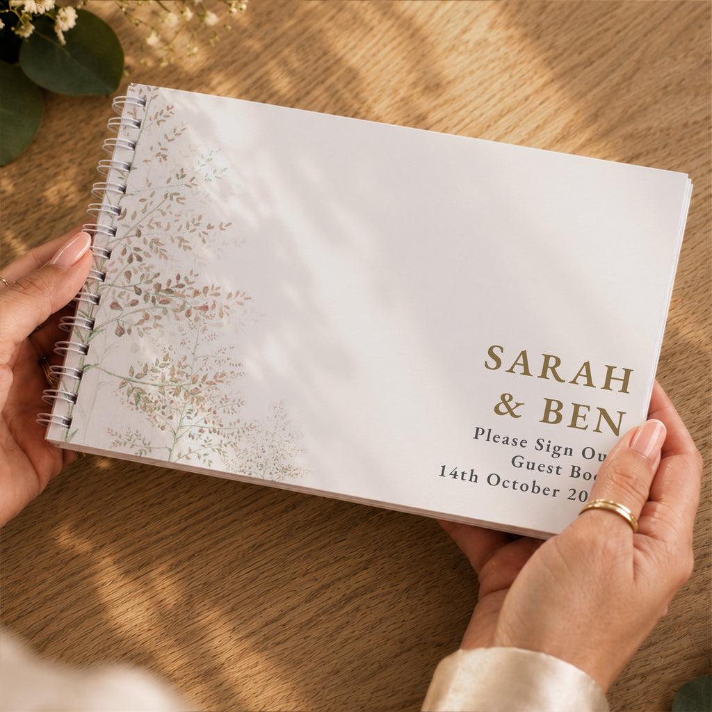 Personalised Pastel Tree Guest Book | Stationery & Pens